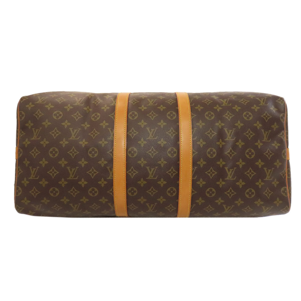 Louis Vuitton Boston Duffel Bag M41414 Monogram Canvas Brown Keepall Bandouliere55