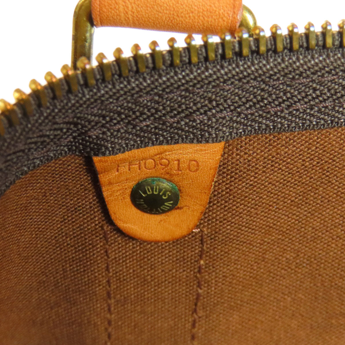 Louis Vuitton Boston Duffel Bag M41414 Monogram Canvas Brown Keepall Bandouliere55