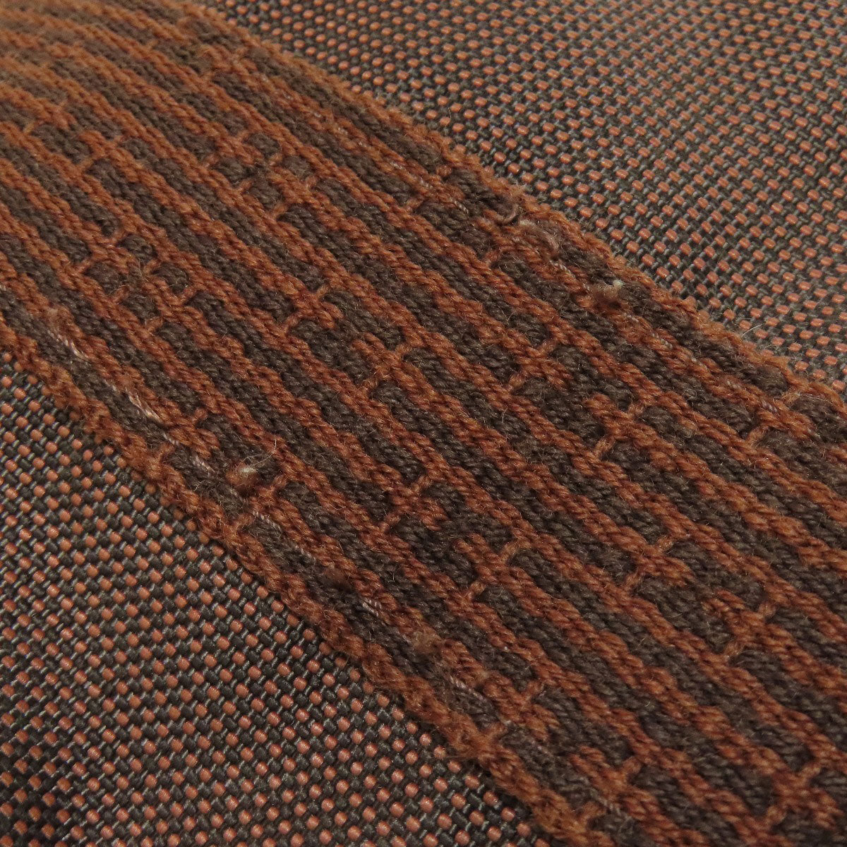 Hermes Handbag Canvas Brown Her Linepm Women