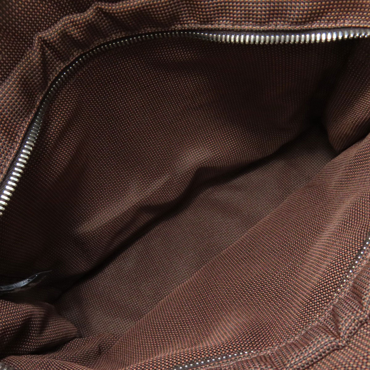 Hermes Handbag Canvas Brown Her Linepm Women