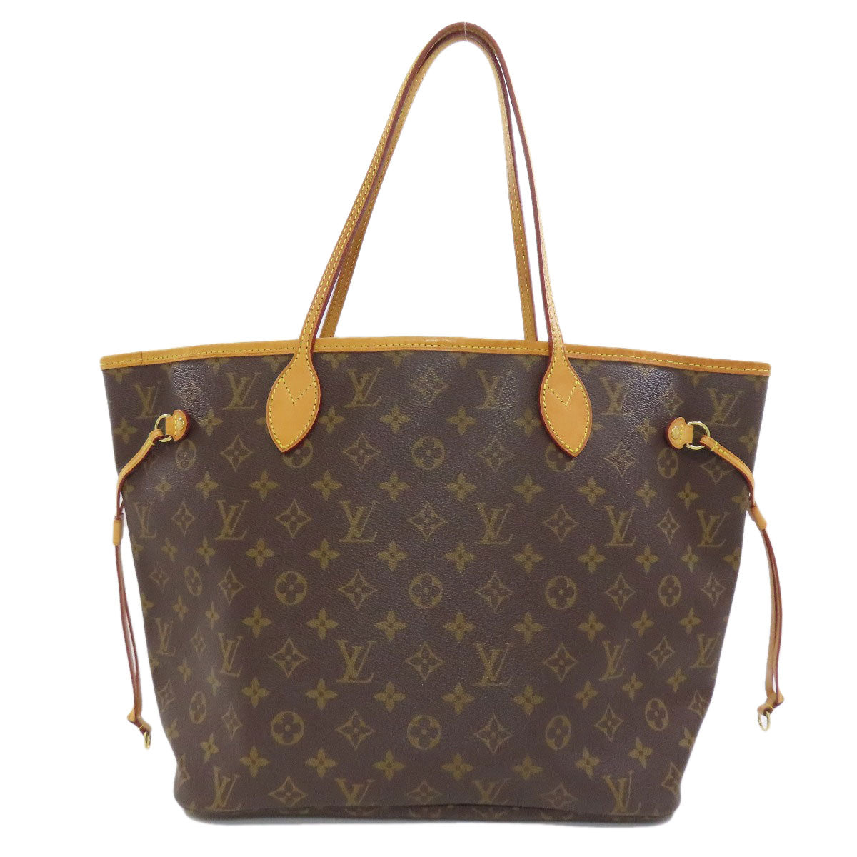 Louis Vuitton Tote Bag M40156 Monogram Canvas Brown Neverfull Mm Women