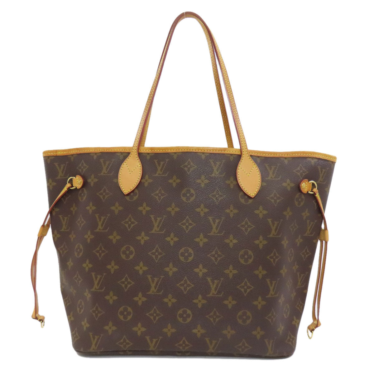 Louis Vuitton Tote Bag M40156 Monogram Canvas Brown Neverfull Mm Women