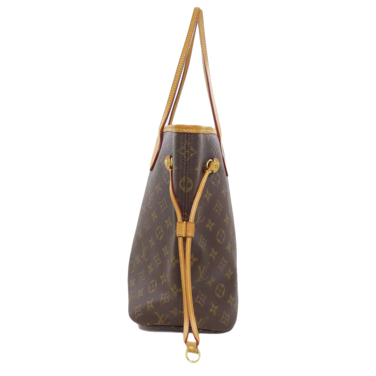 Louis Vuitton Tote Bag M40156 Monogram Canvas Brown Neverfull Mm Women