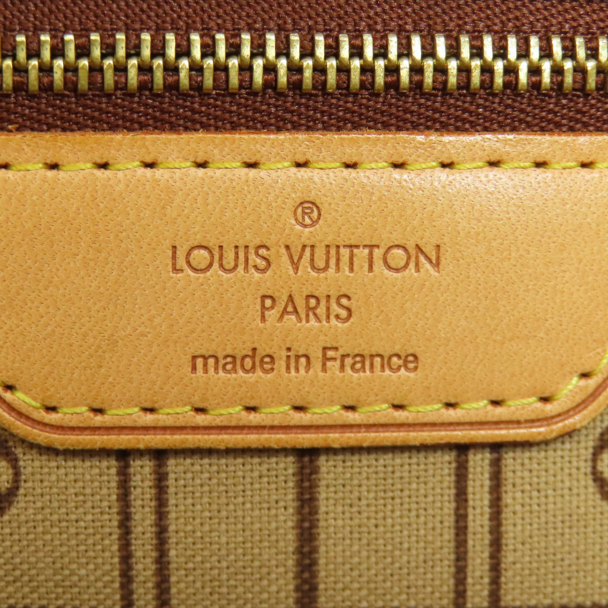Louis Vuitton Tote Bag M40156 Monogram Canvas Brown Neverfull Mm Women