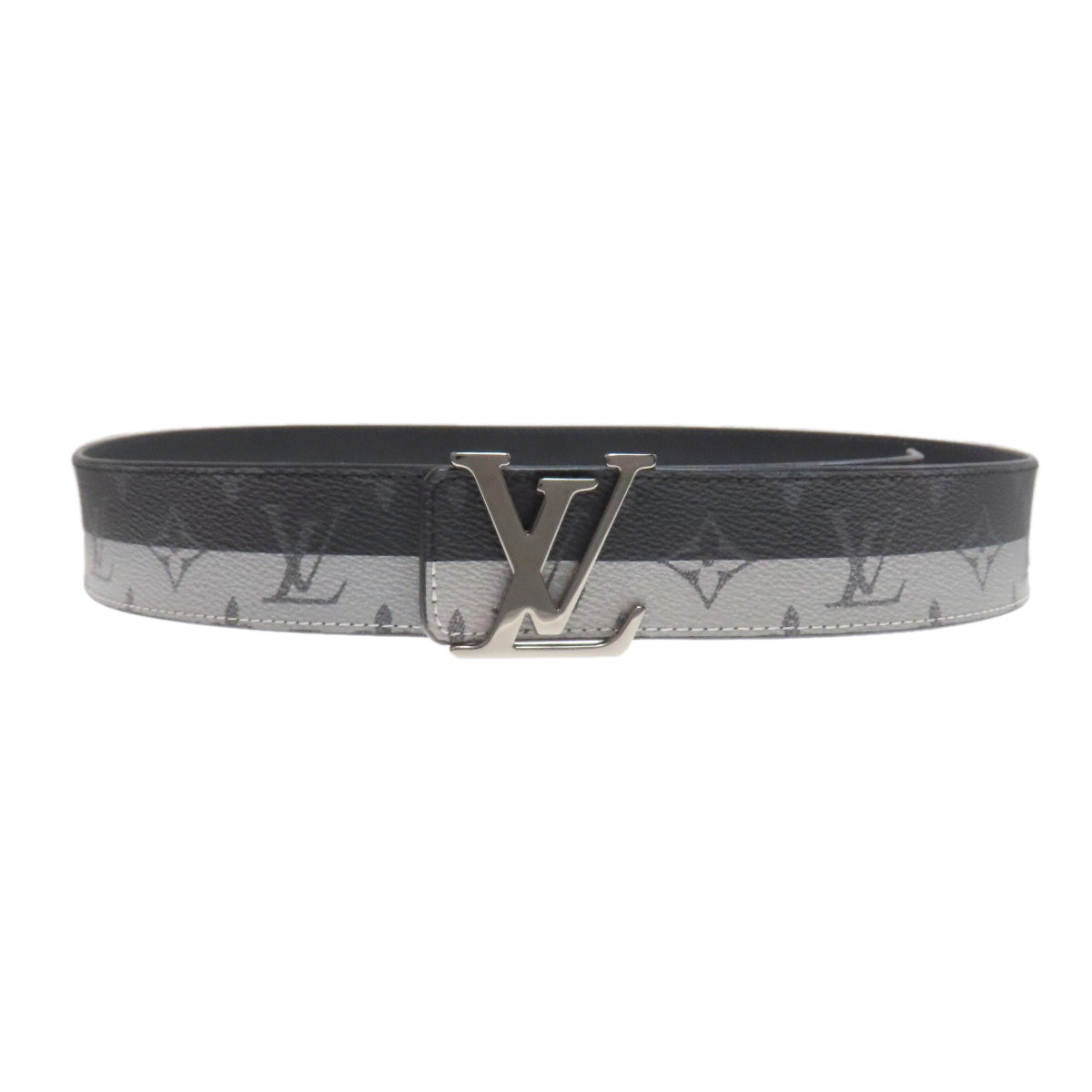 Louis Vuitton Belt Mp034 Monogram Reverse Black Santur Lv Initial Belt