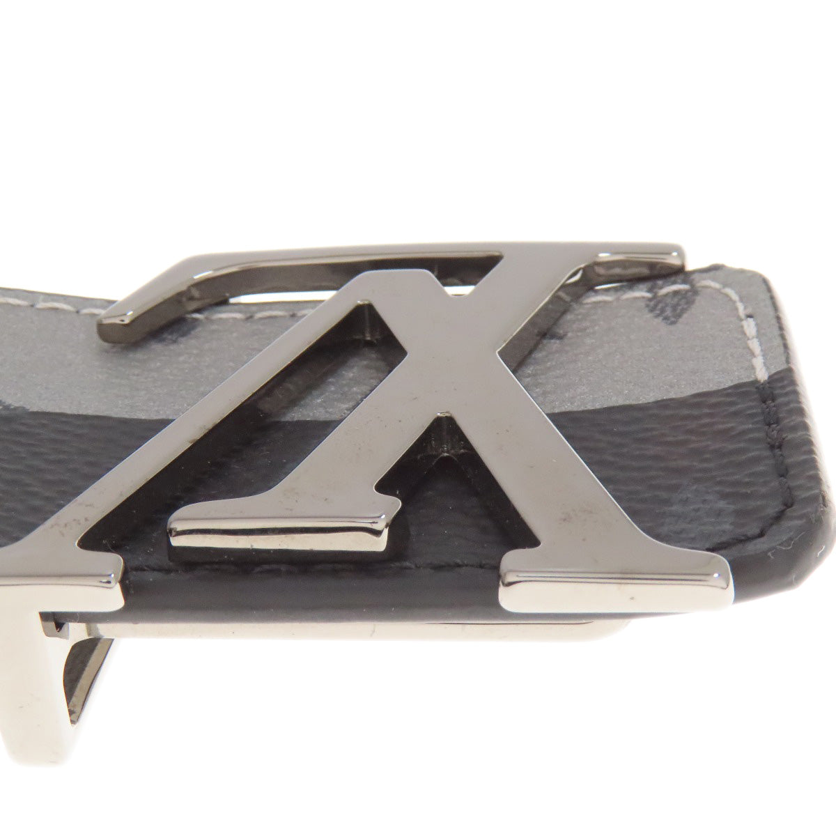 Louis Vuitton Belt Mp034 Monogram Reverse Black Santur Lv Initial Belt
