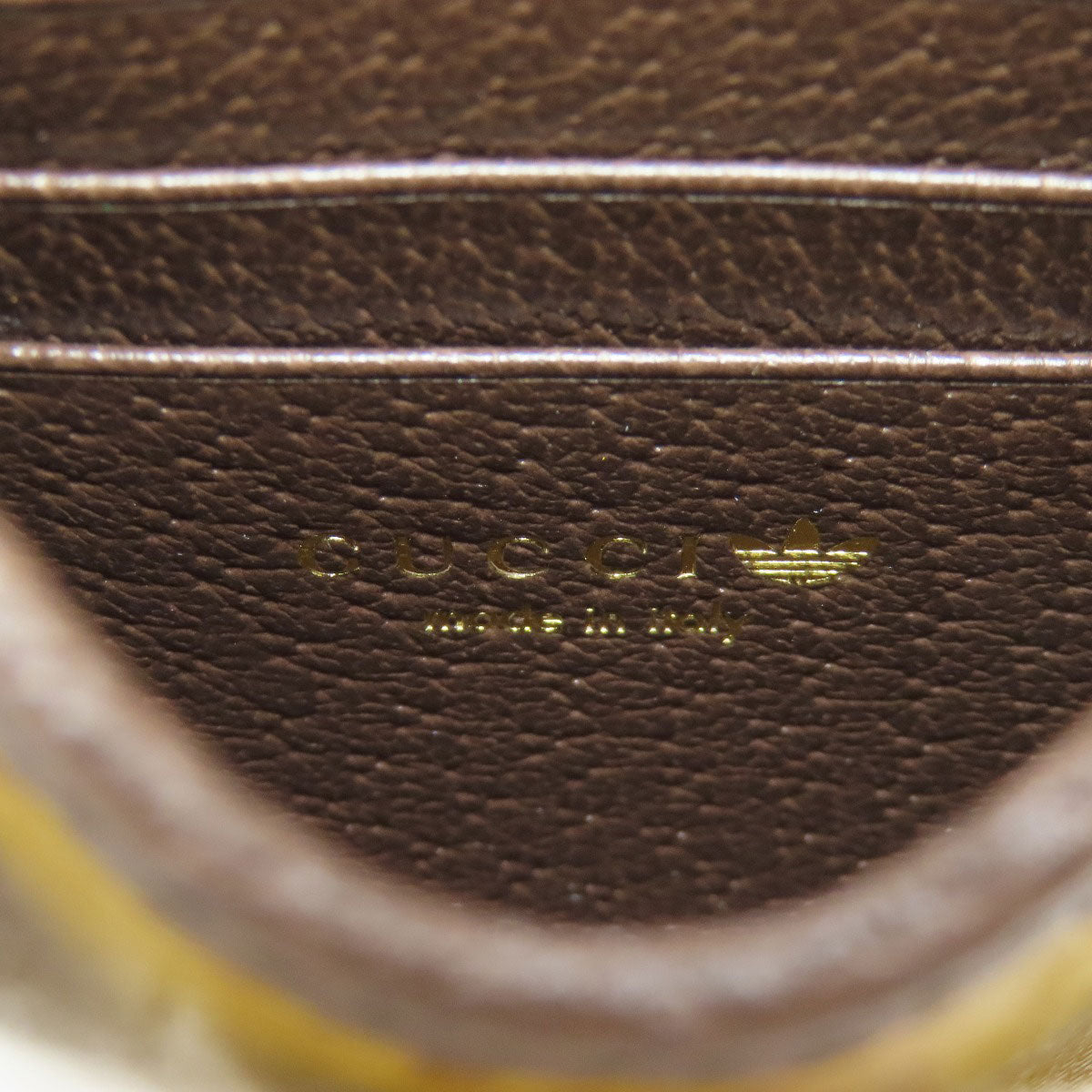 Gucci Accessory Pouch 702203 Pvc Brown Gg Crystal Adidas Collaboration Phone Pouch Women