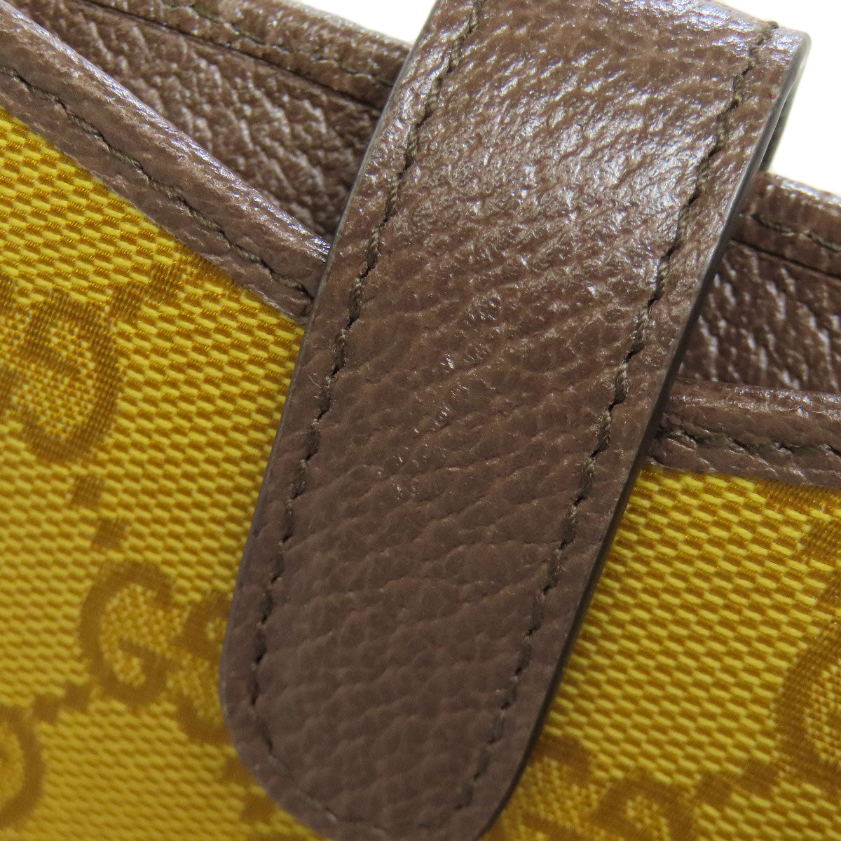 Gucci Accessory Pouch 702203 Pvc Brown Gg Crystal Adidas Collaboration Phone Pouch Women