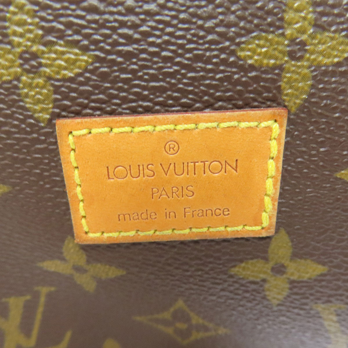Louis Vuitton Shoulder Bag M40710 Monogram Canvas Brown Saumur Mm