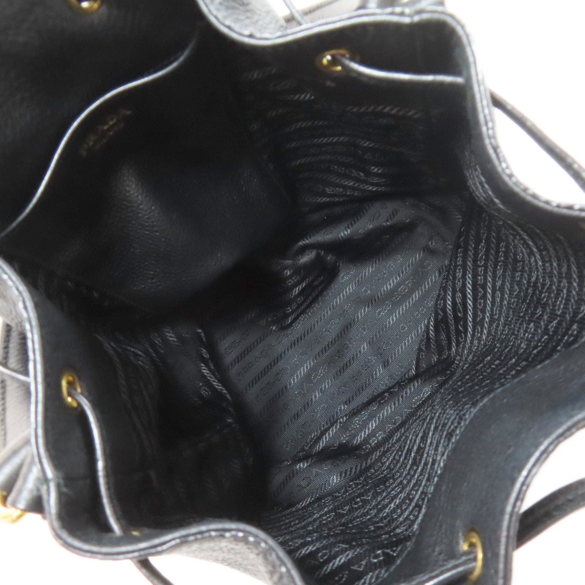 Prada Shoulder Bag 1Be018 Leather Black Vitterodino