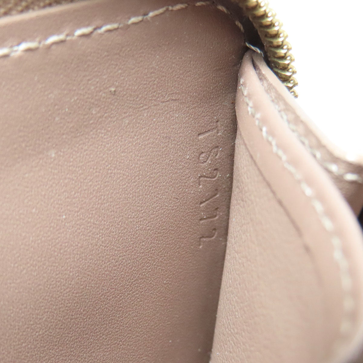 Louis Vuitton Coin Case M91762 Vernis Pink Beige Zippy Coin Purse Women