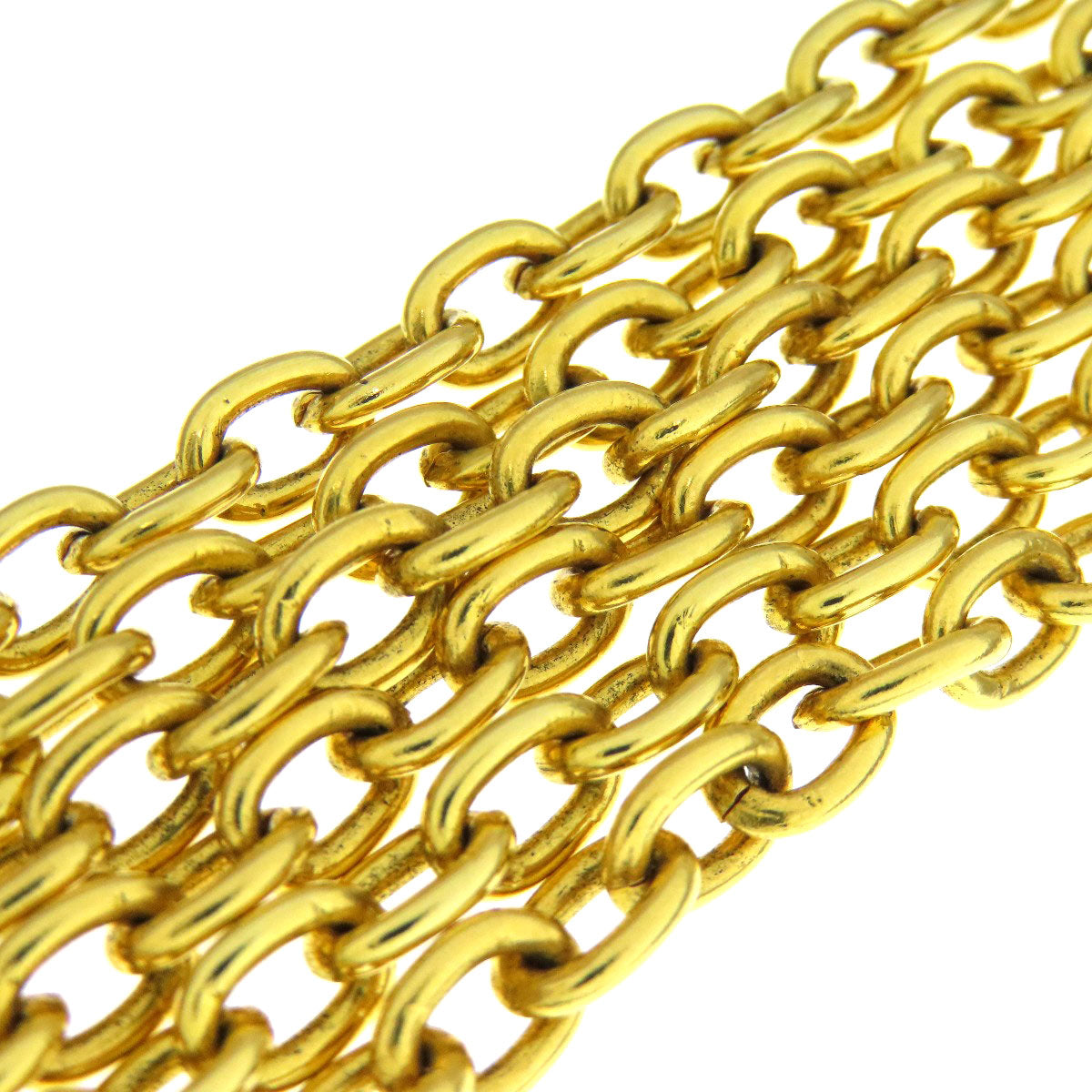 Chanel Belt Metallic Gold Chain Belt Women