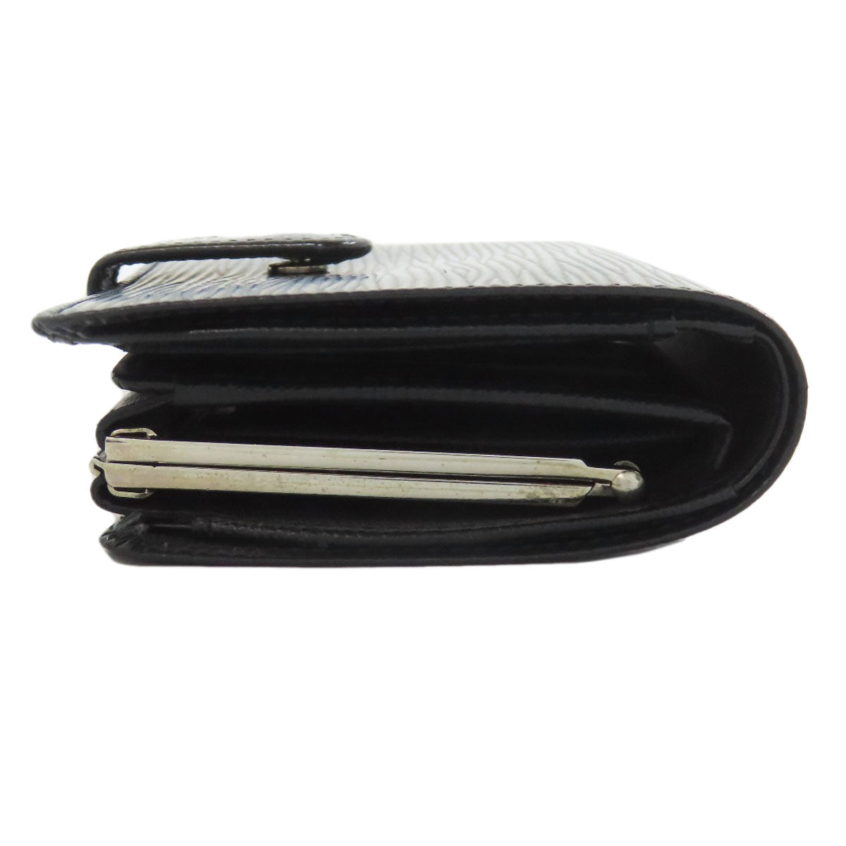 Louis Vuitton Bifold Wallet M63242 Epi Black Portefeuille Vienova Women