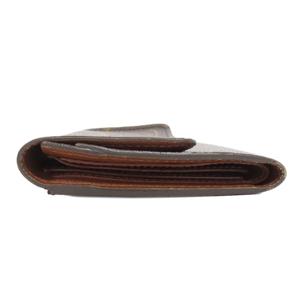Louis Vuitton Bifold Wallet Monogram Canvas Brown Portefeuille Anais Women