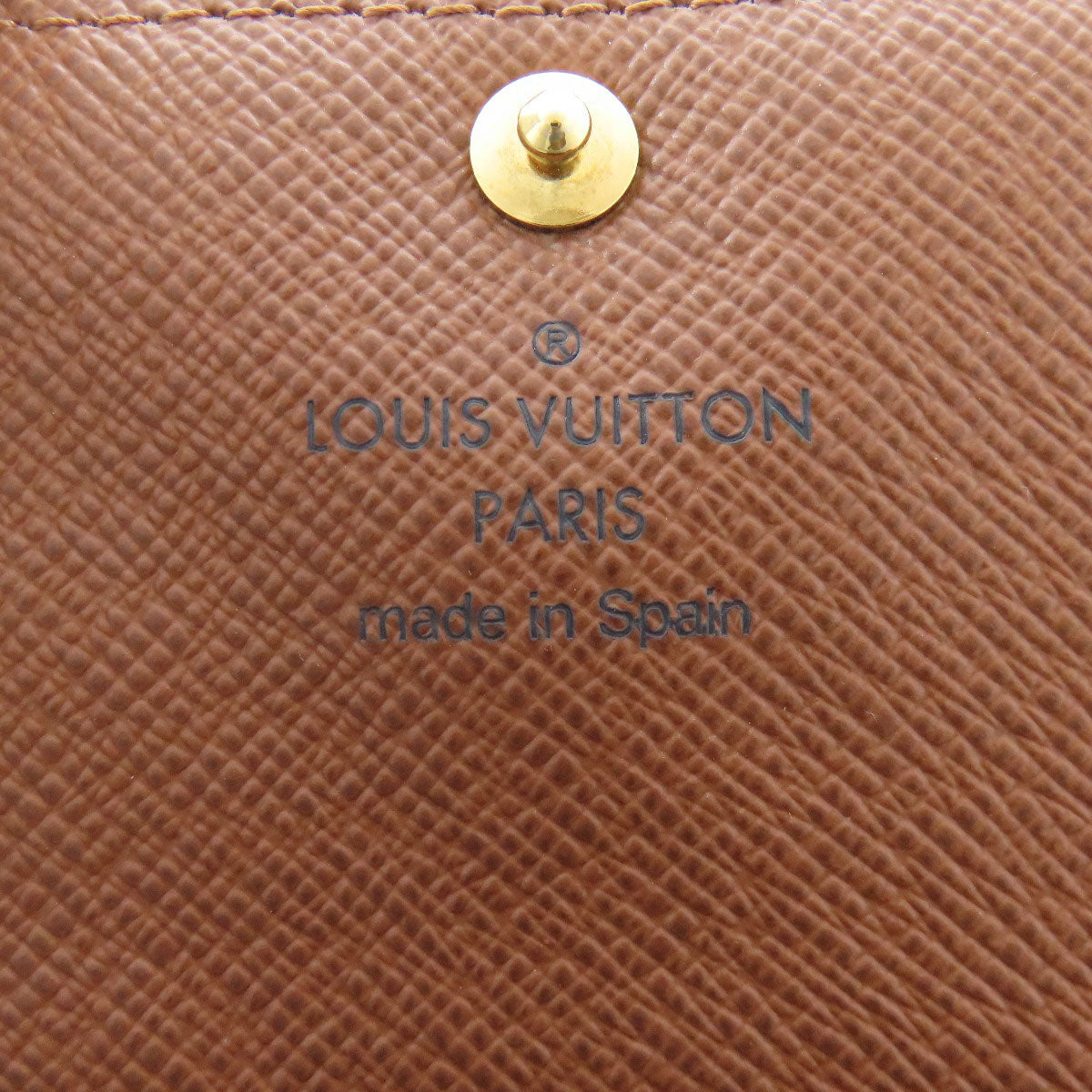 Louis Vuitton Bifold Wallet Monogram Canvas Brown Portefeuille Anais Women