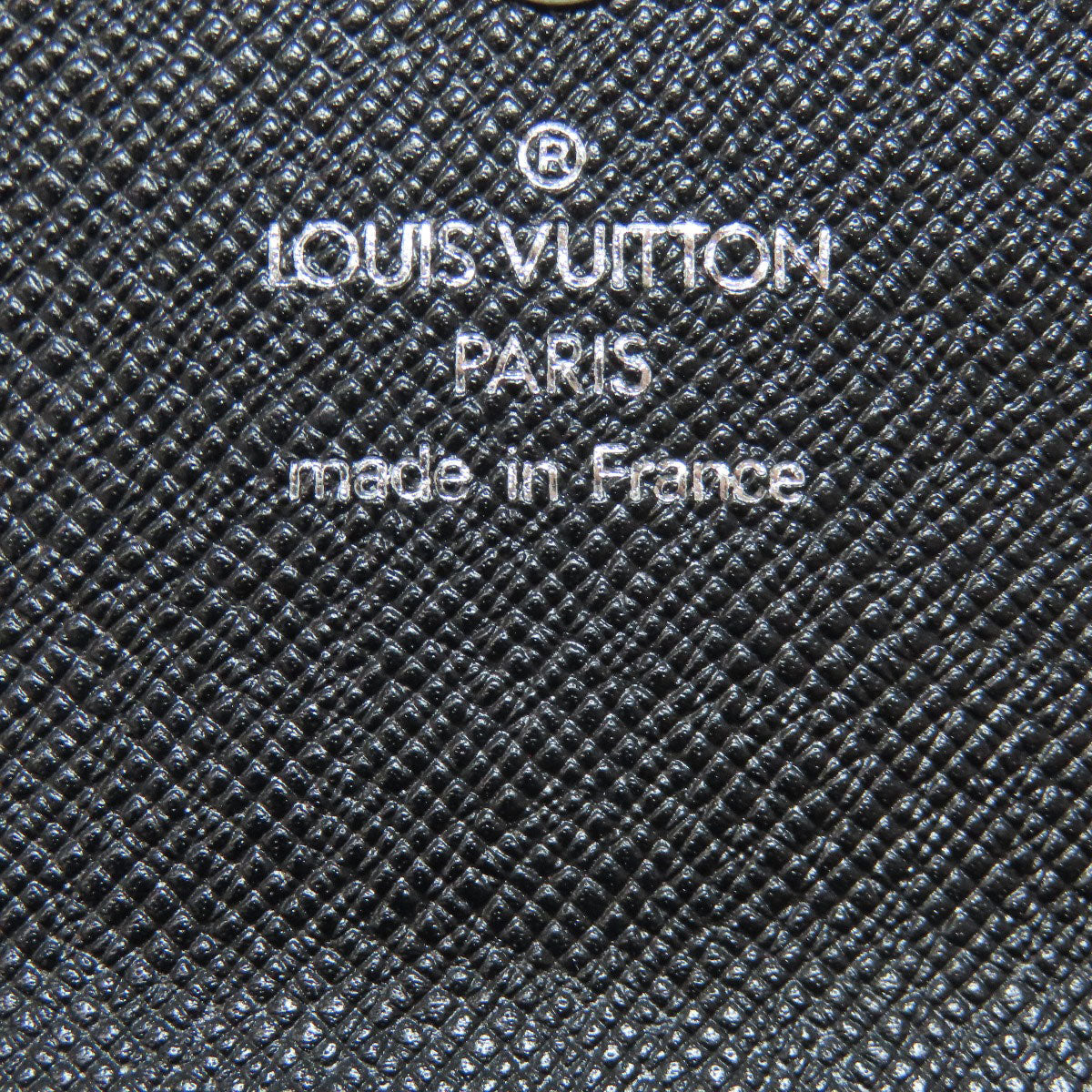 Louis Vuitton Bifold Wallet M63482 Epi Black Porto Monnaie Vie Carte Credit Women