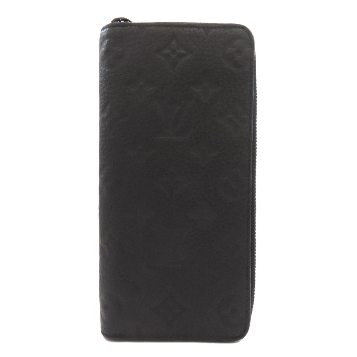 Louis Vuitton Long Wallet Purse M69047 Ann Platt Black Zippy Wallet Vertical Women