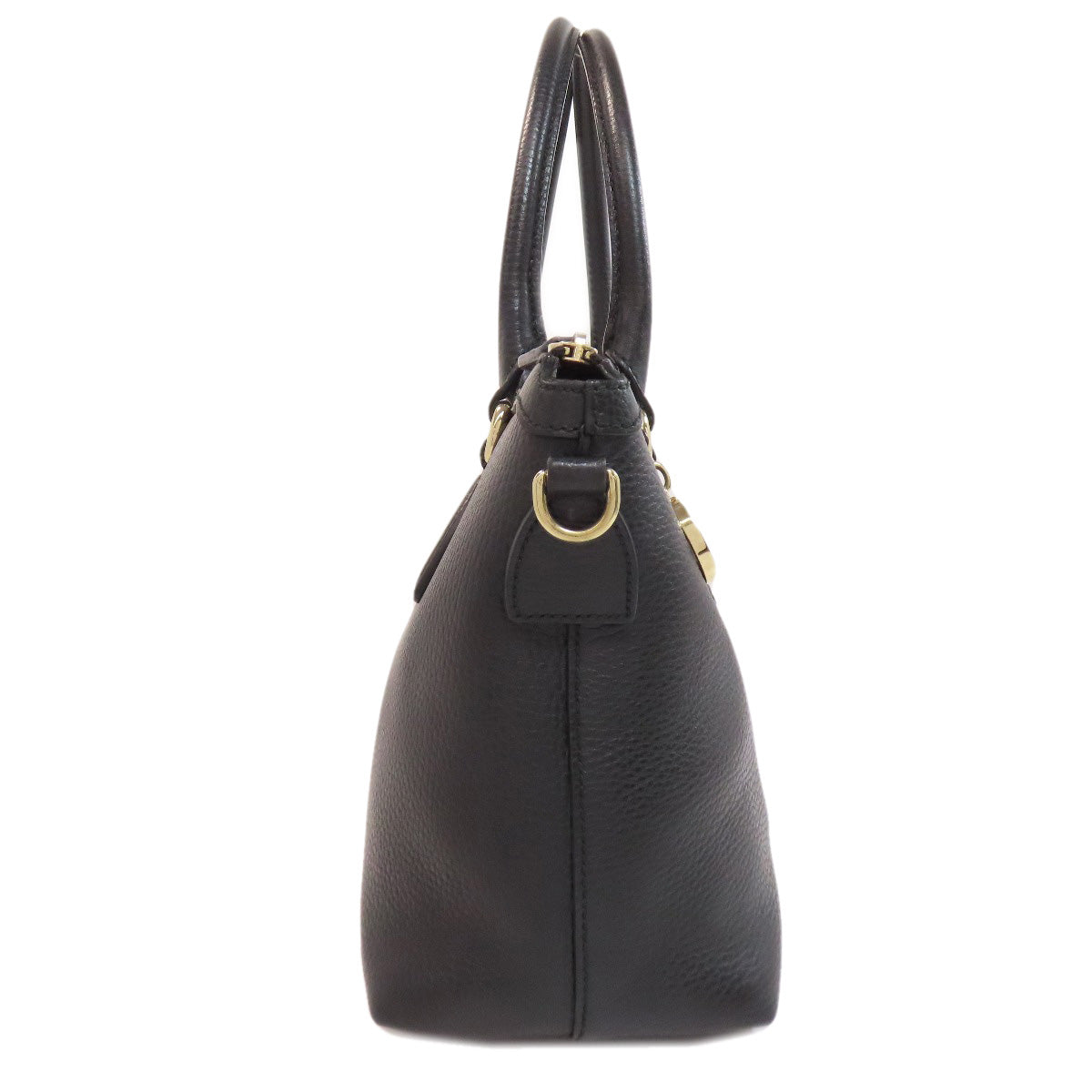 Gucci Handbag 449659 Leather Black Outlet Interlocking G Charm Women