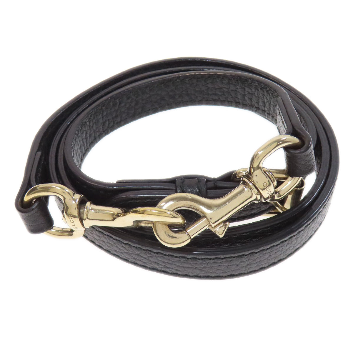 Gucci Handbag 449659 Leather Black Outlet Interlocking G Charm Women