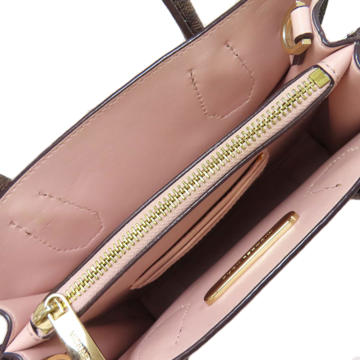 Michael Kors Handbag Leather, Pvc Pink 2Way Women
