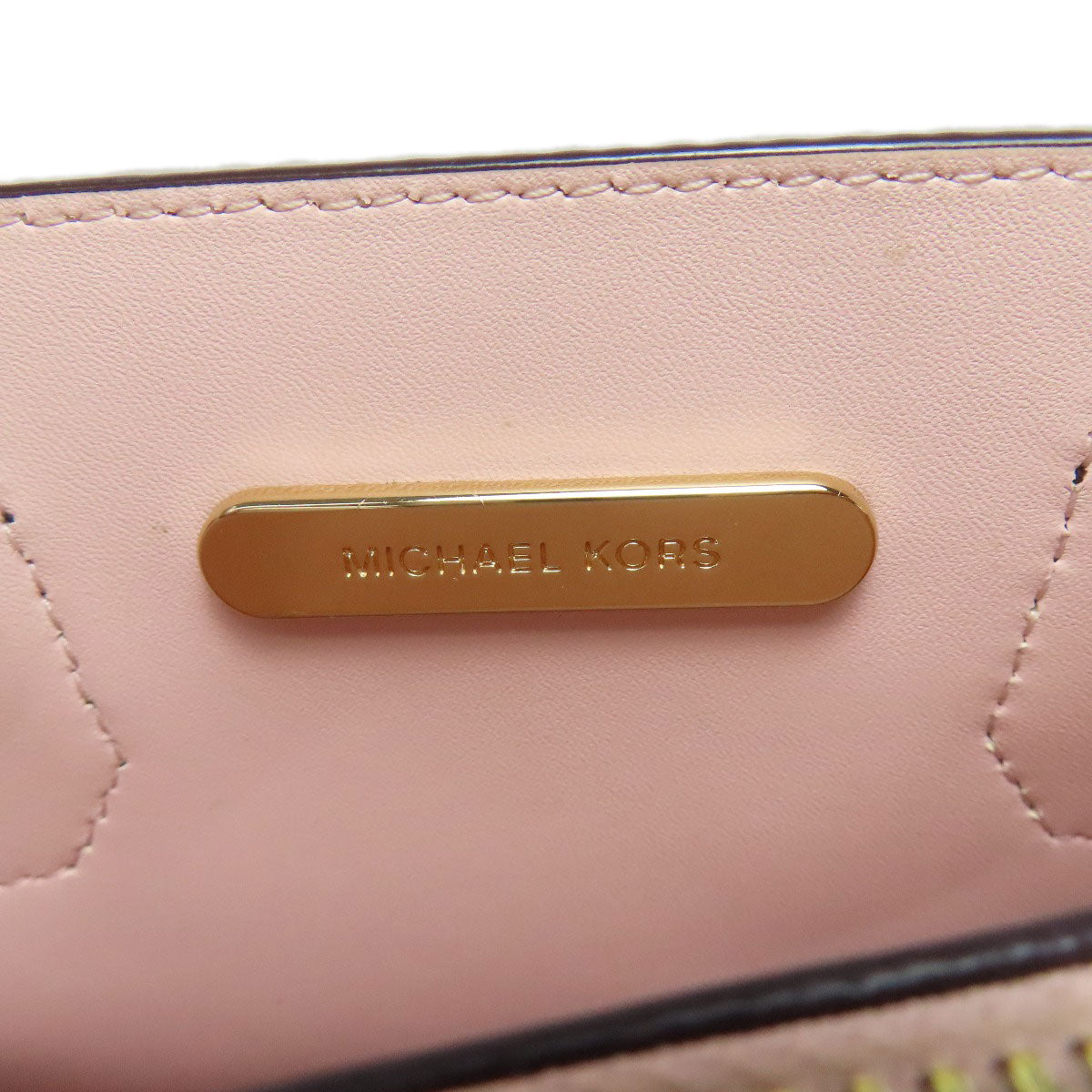 Michael Kors Handbag Leather, Pvc Pink 2Way Women
