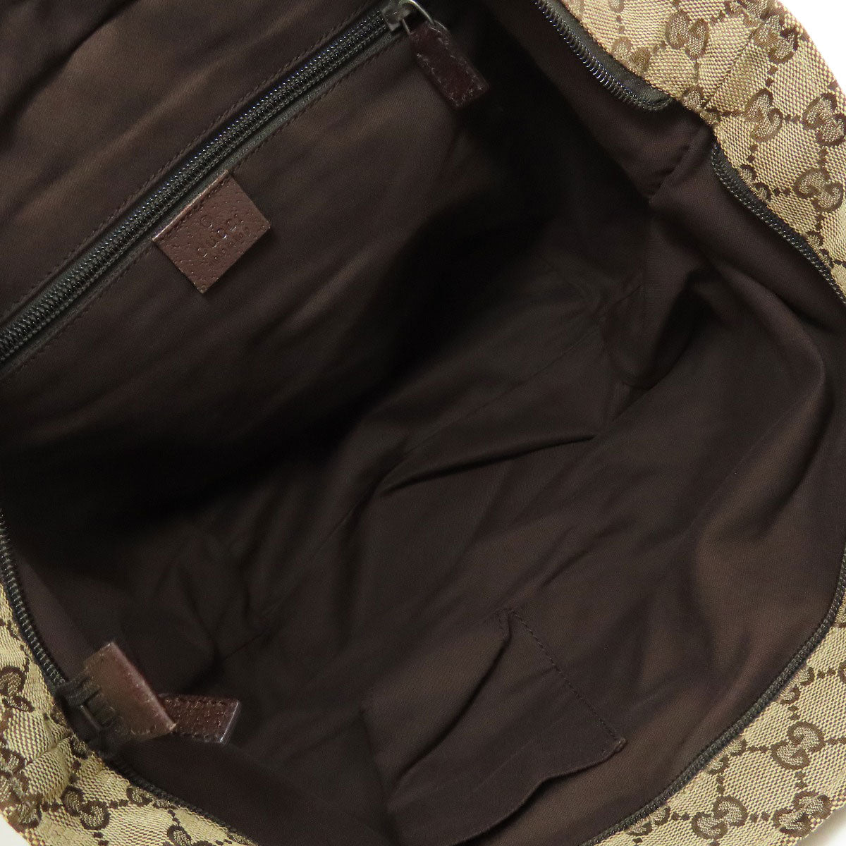 Gucci Handbag 131230 Canvas Brown Gg Shelly Line