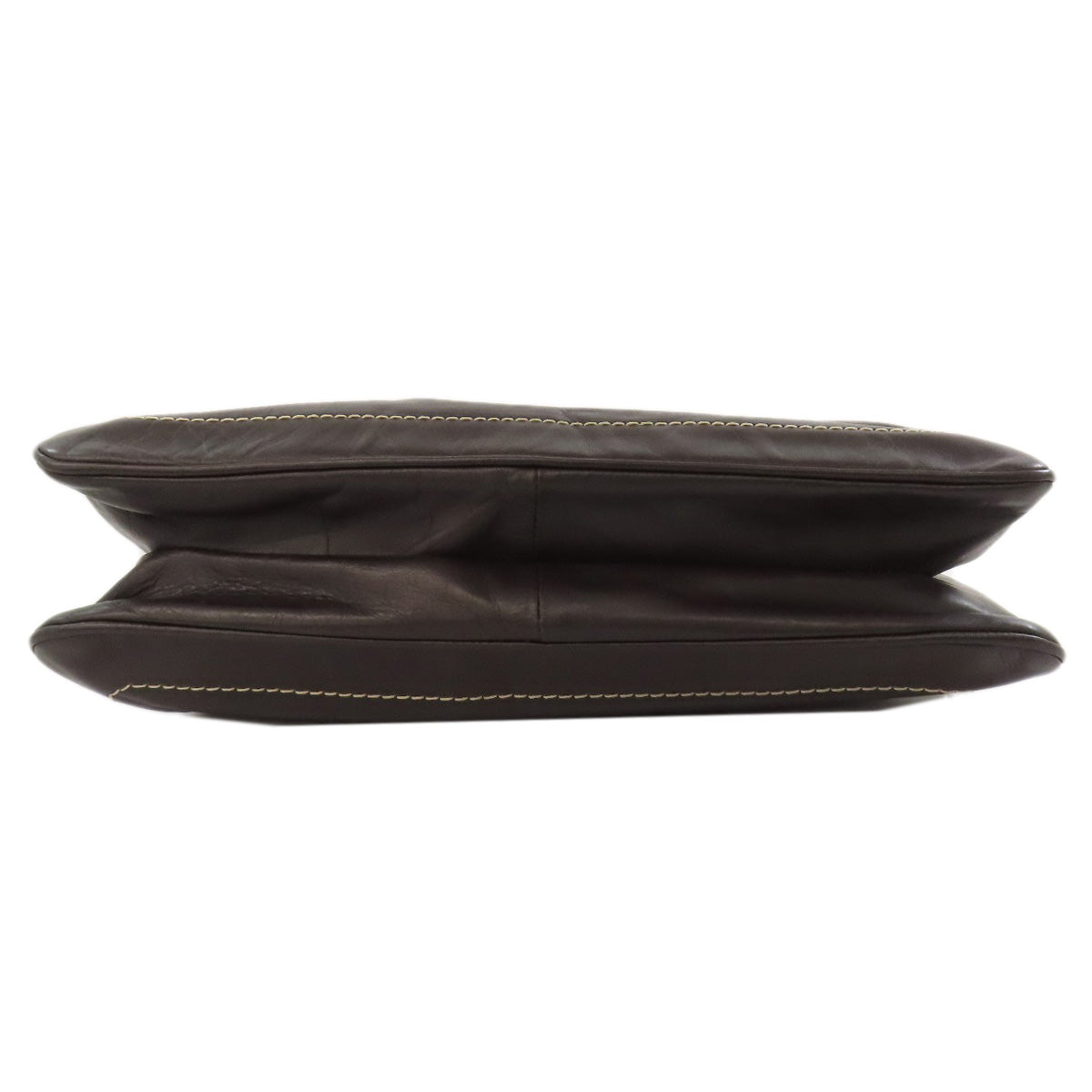 Bally Shoulder Bag Leather Brown Logo Women