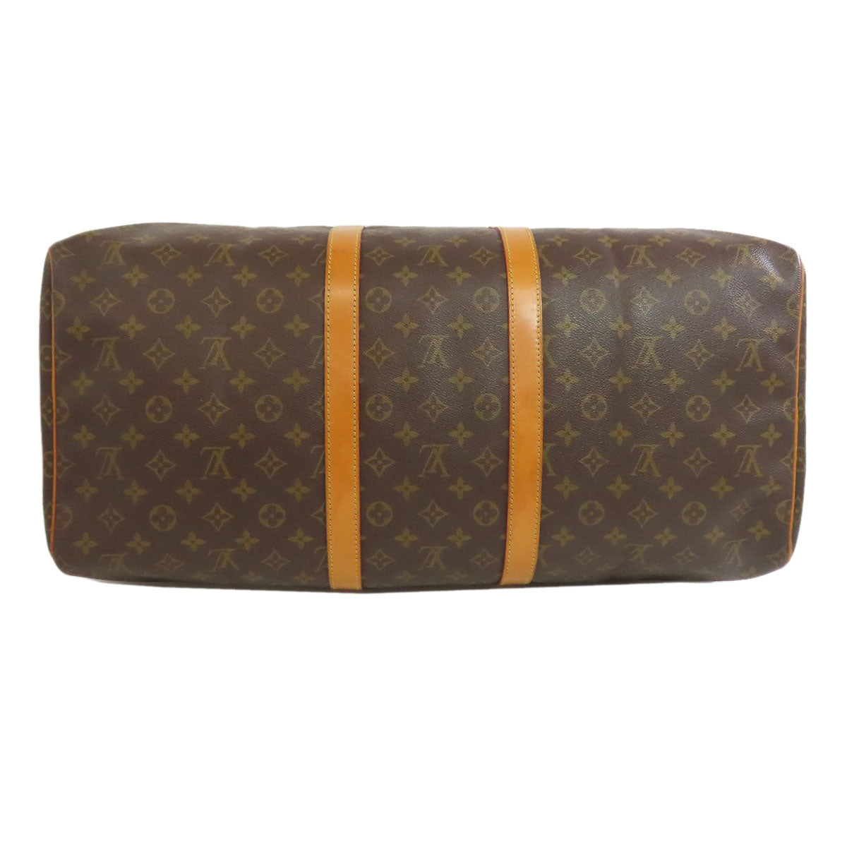 Louis Vuitton Boston Duffel Bag M41424 Monogram Canvas Brown Keepall 55