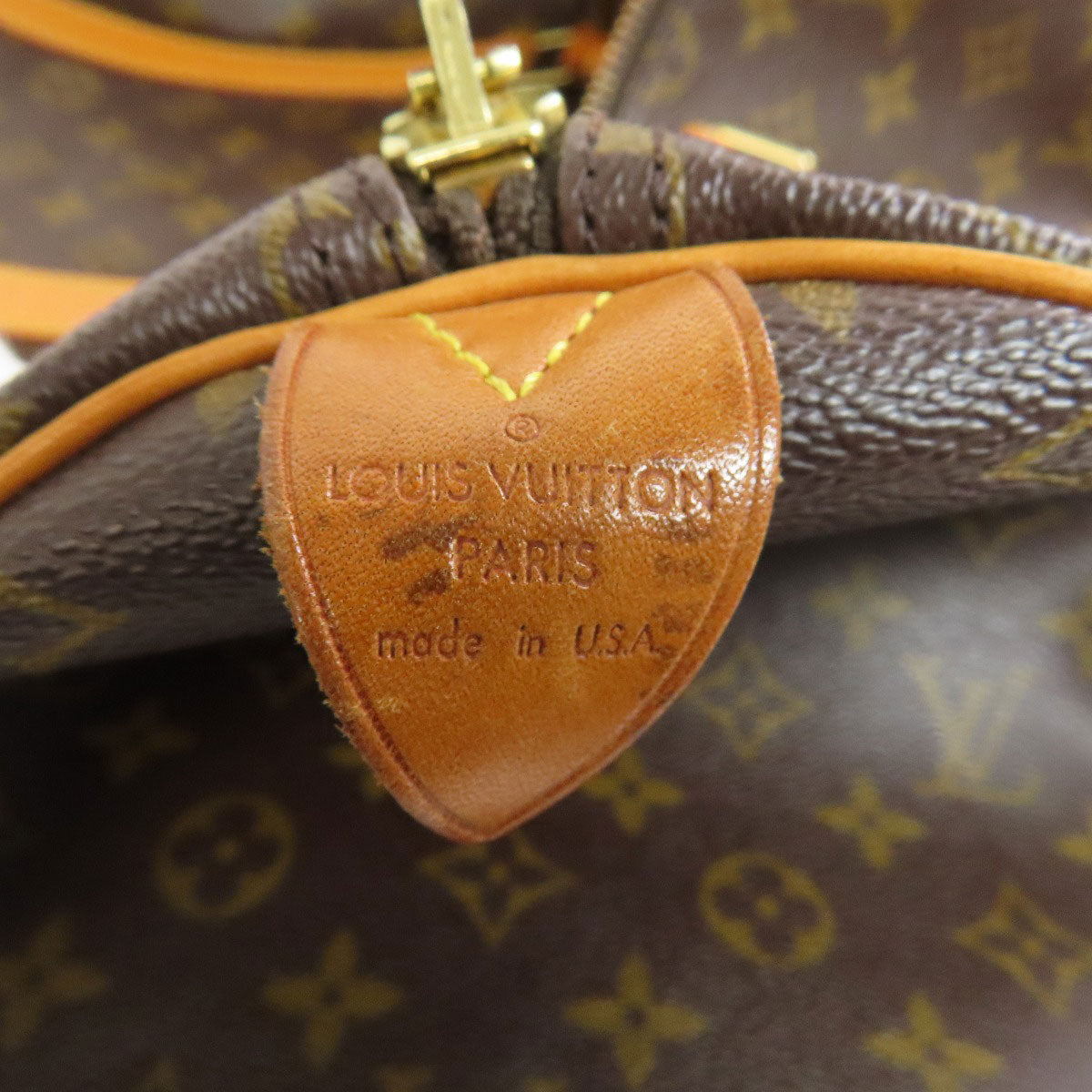 Louis Vuitton Boston Duffel Bag M41424 Monogram Canvas Brown Keepall 55