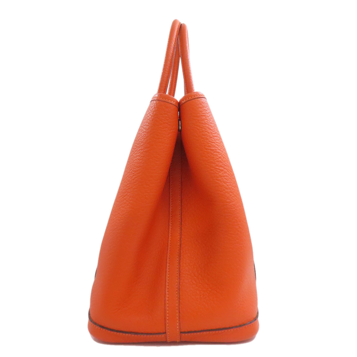 Hermes Tote Bag Negonda Orange Garden Party Pm Silvermetal