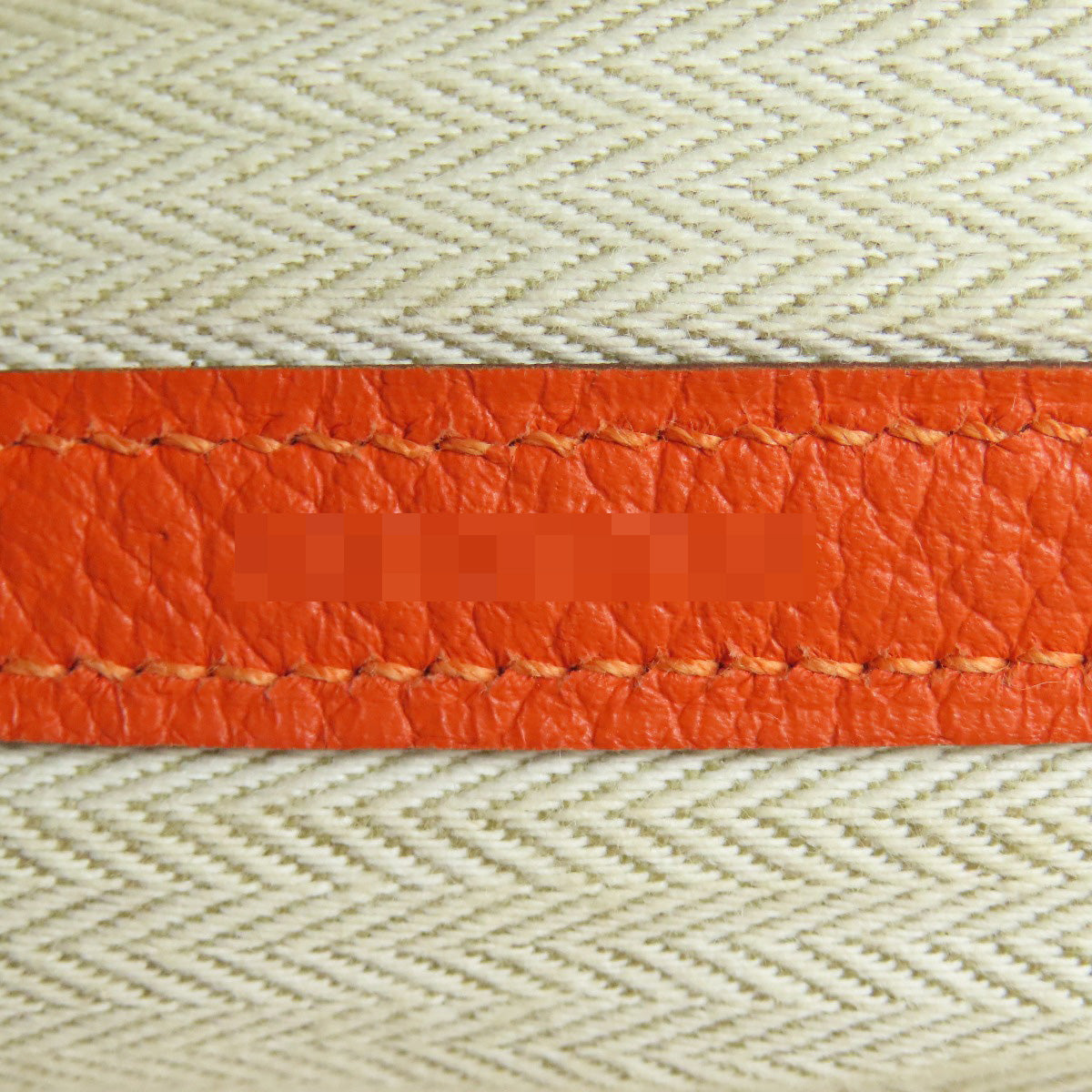 Hermes Tote Bag Negonda Orange Garden Party Pm Silvermetal