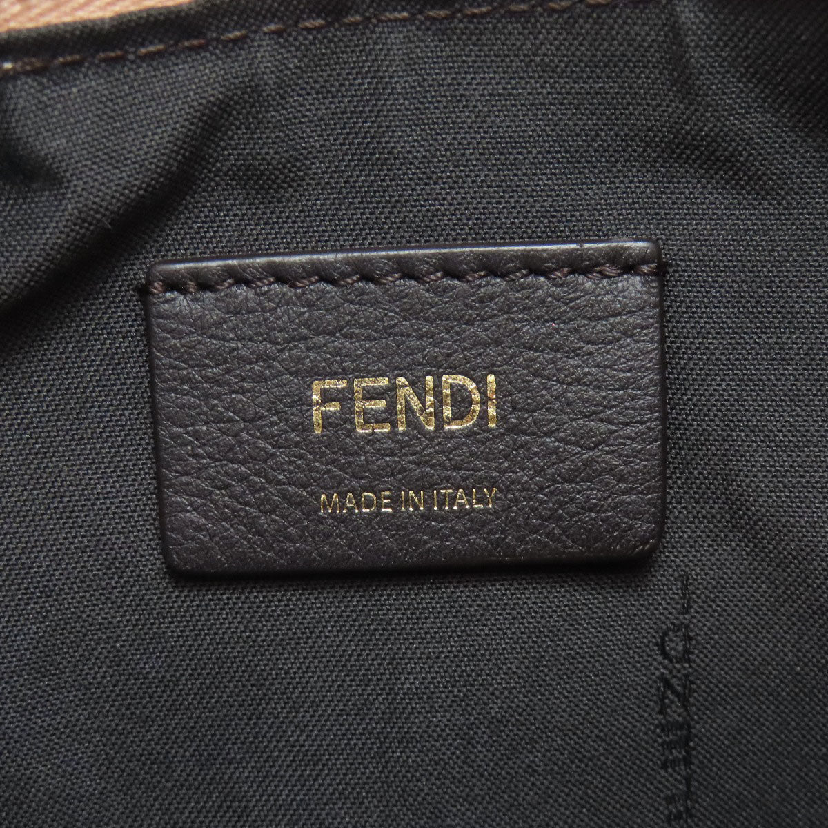 Fendi Handbag Leather Pink Fendigraphy Women