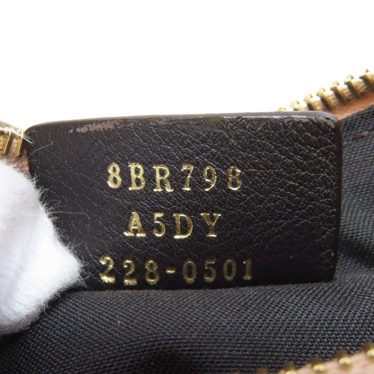 Fendi Handbag Leather Pink Fendigraphy Women