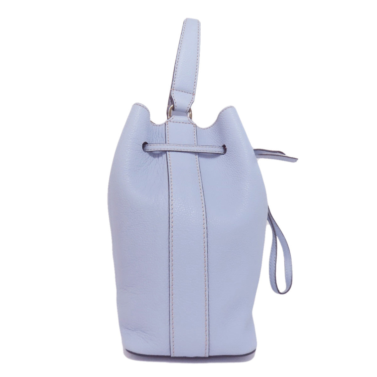 Furla Handbag Leather Blue Ribbon 2Way