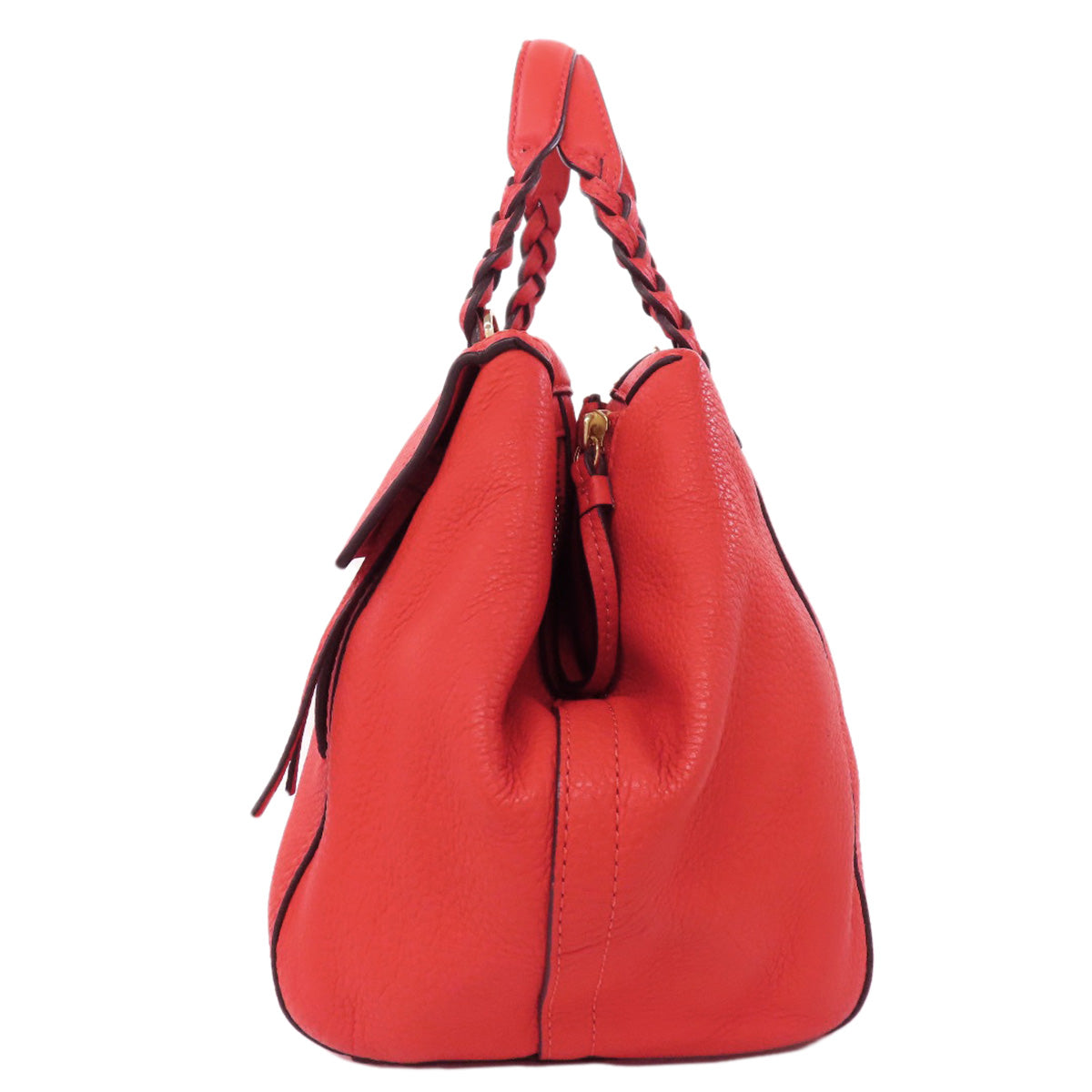Tory Burch Handbag Leather Red 2Way
