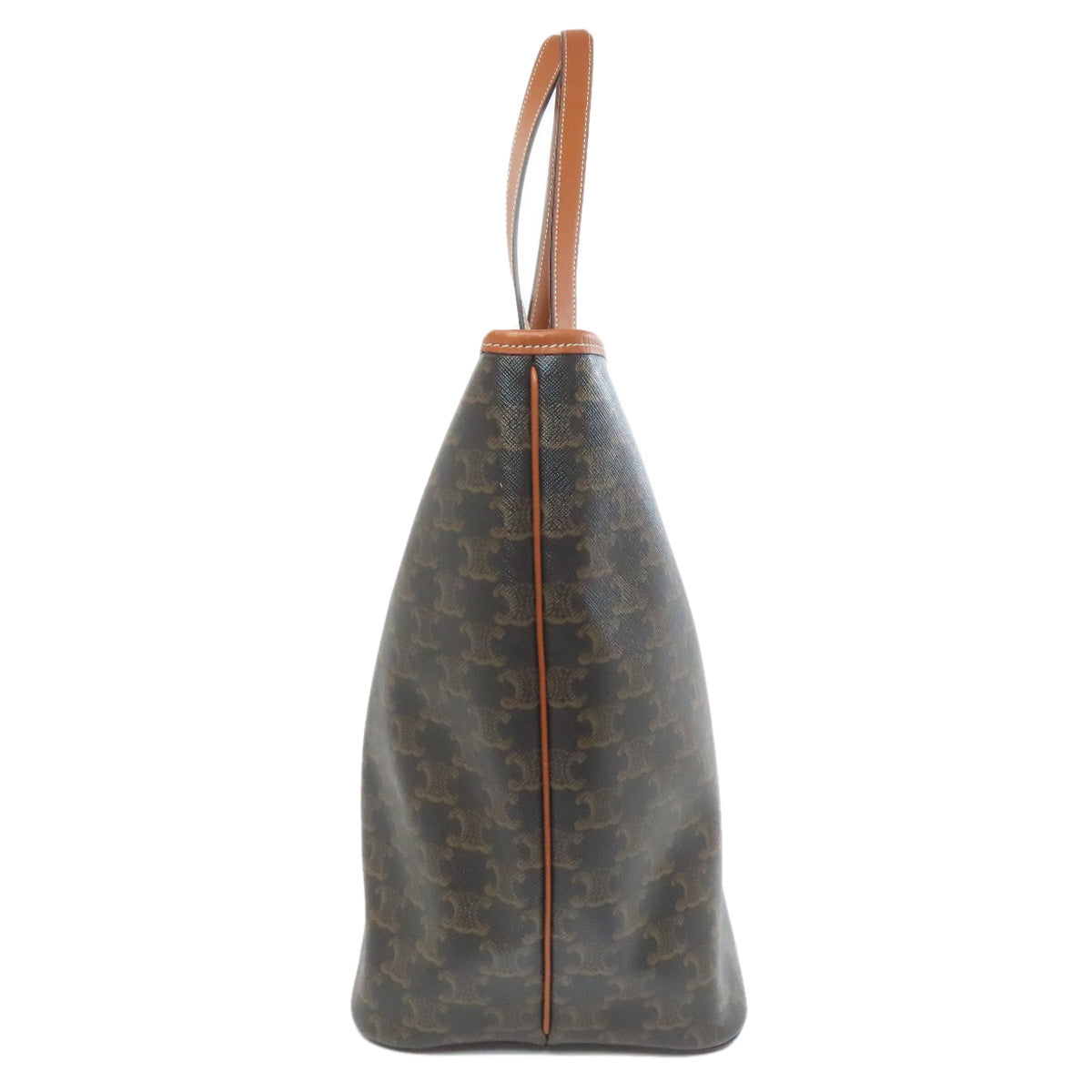 Celine Tote Bag Pvc Brown Triomphe Women