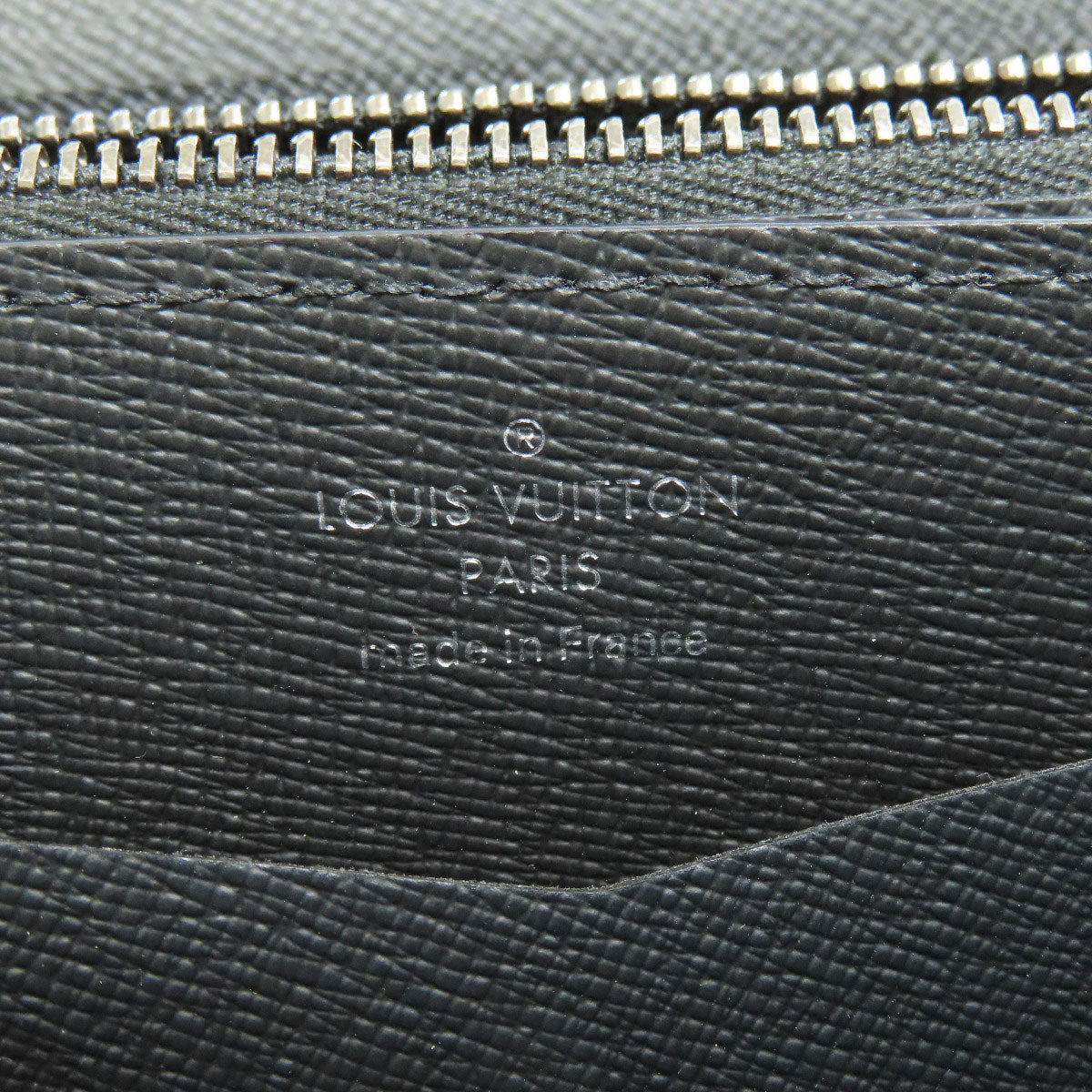 Louis Vuitton Business Bag M61698 Monogram Eclipse Black Zippy Xl Mens