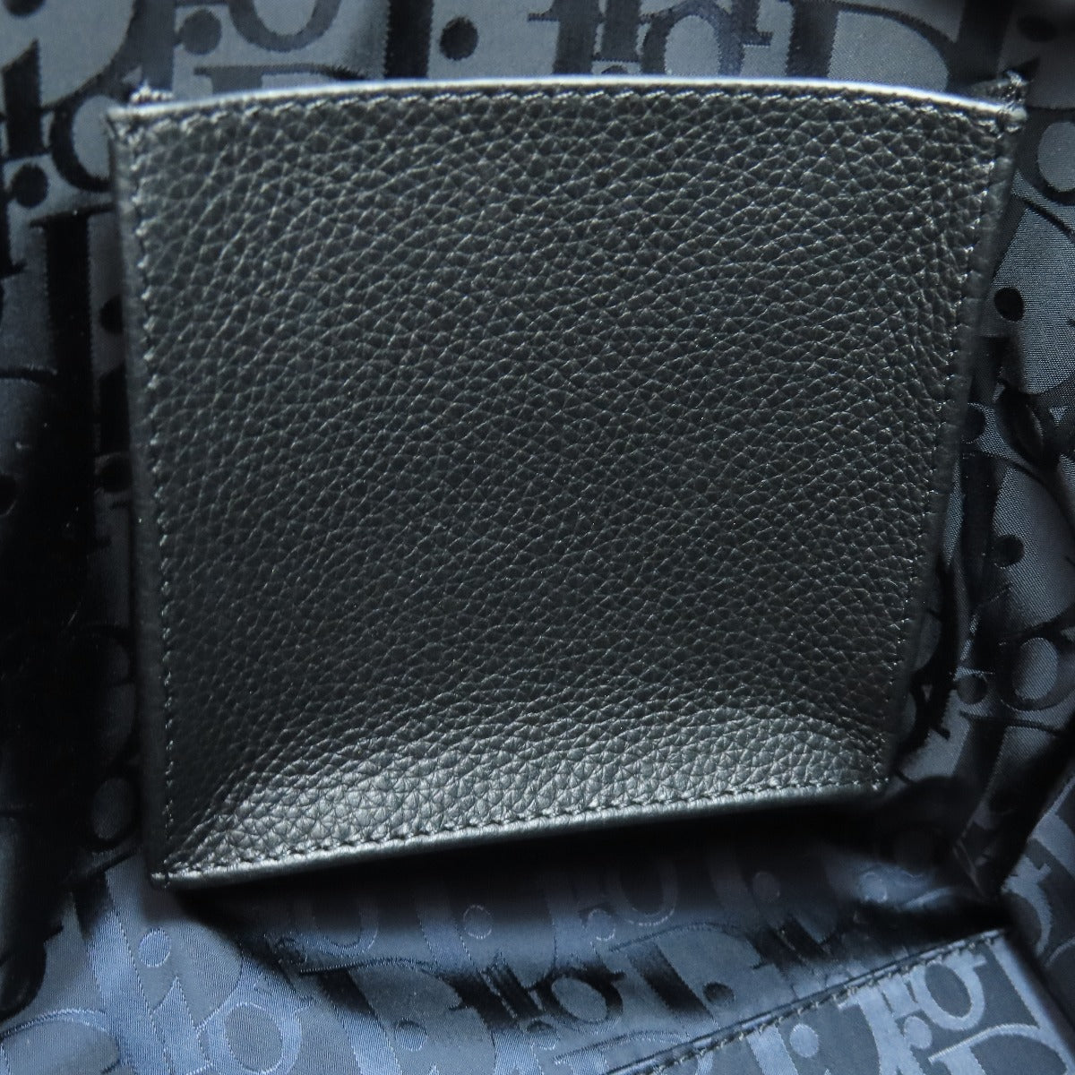 Christian Dior Business Bag Canvas Black Trotter Pattern 2Way Mens