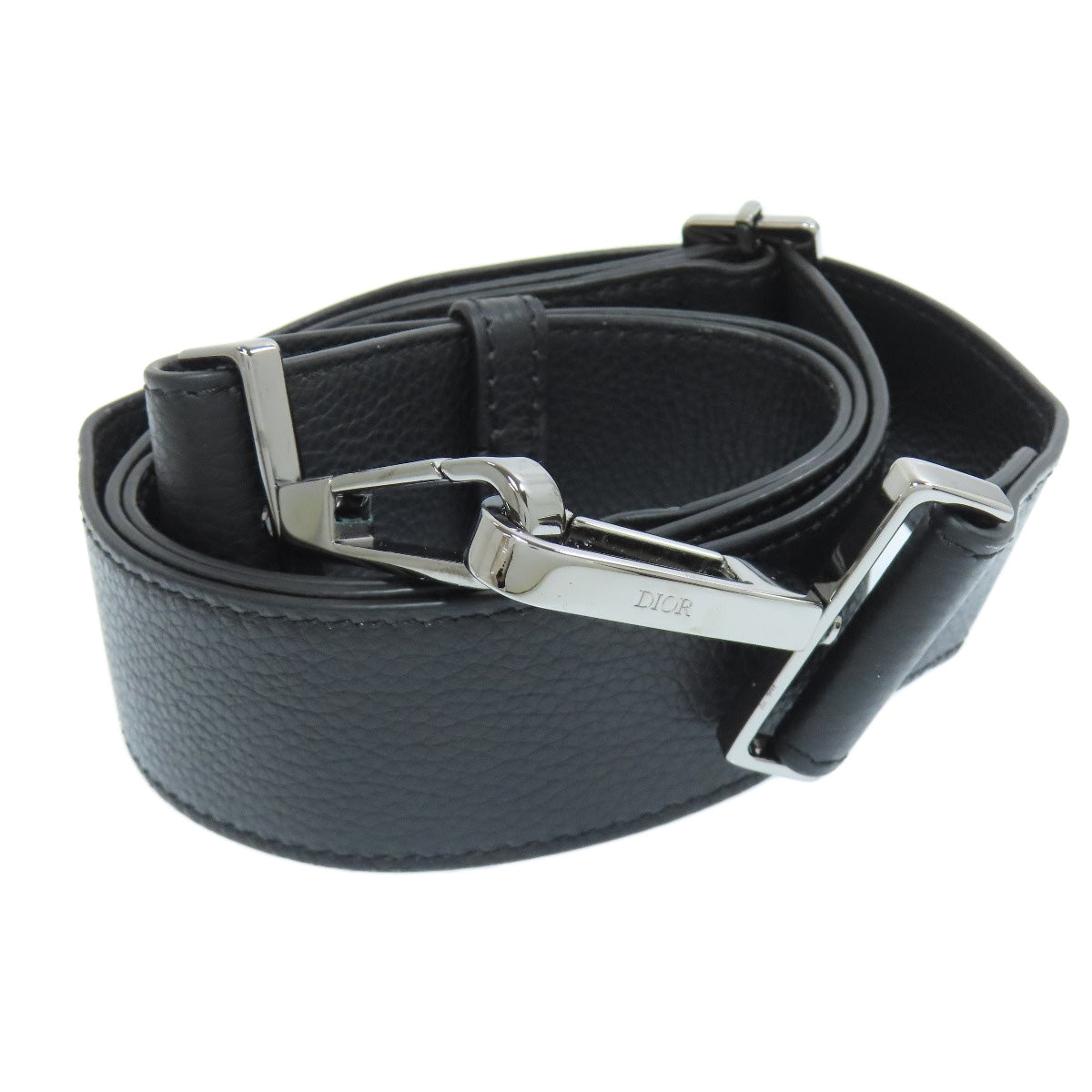 Christian Dior Business Bag Canvas Black Trotter Pattern 2Way Mens
