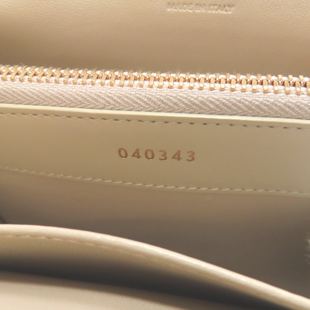Celine Handbag Leather Beige Logo Women