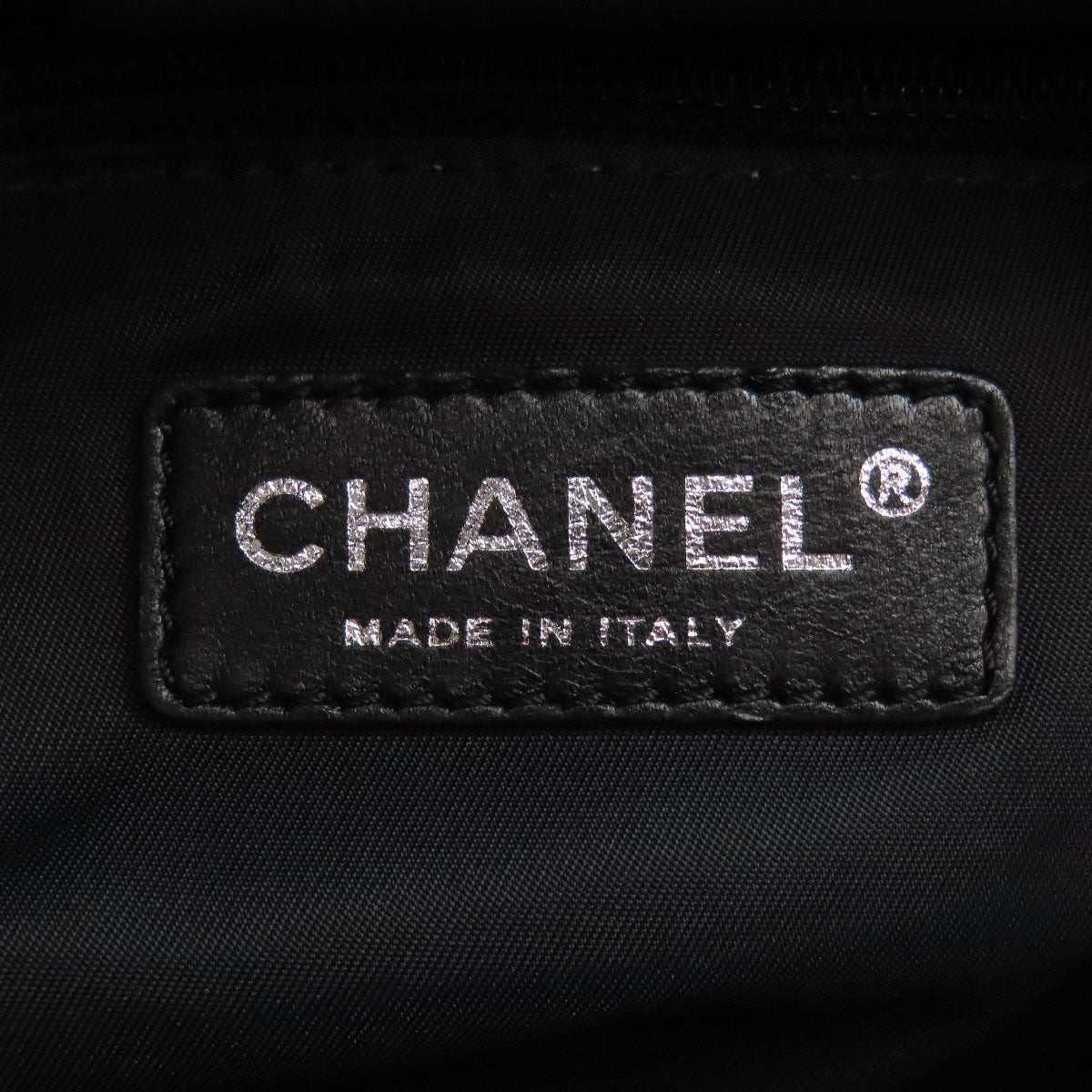 Chanel Shoulder Bag Coated Canvas Black Paris Biarritz Shoulder Women
