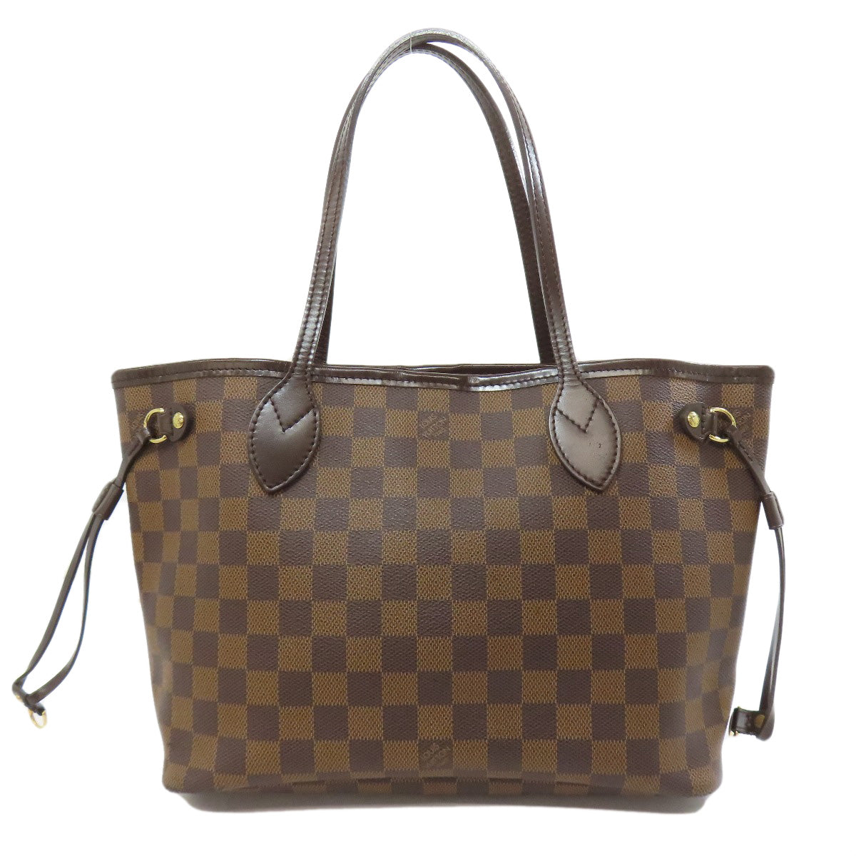 Louis Vuitton Handbag N51109 Damier Canvas Brown Never Full Pm Women
