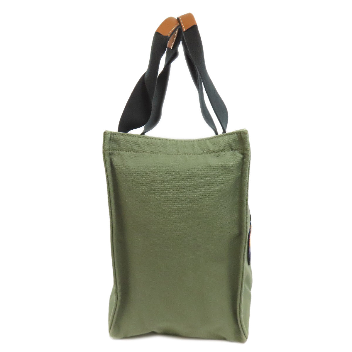 Loewe Tote Bag Canvas Green Paula'S Ibiza