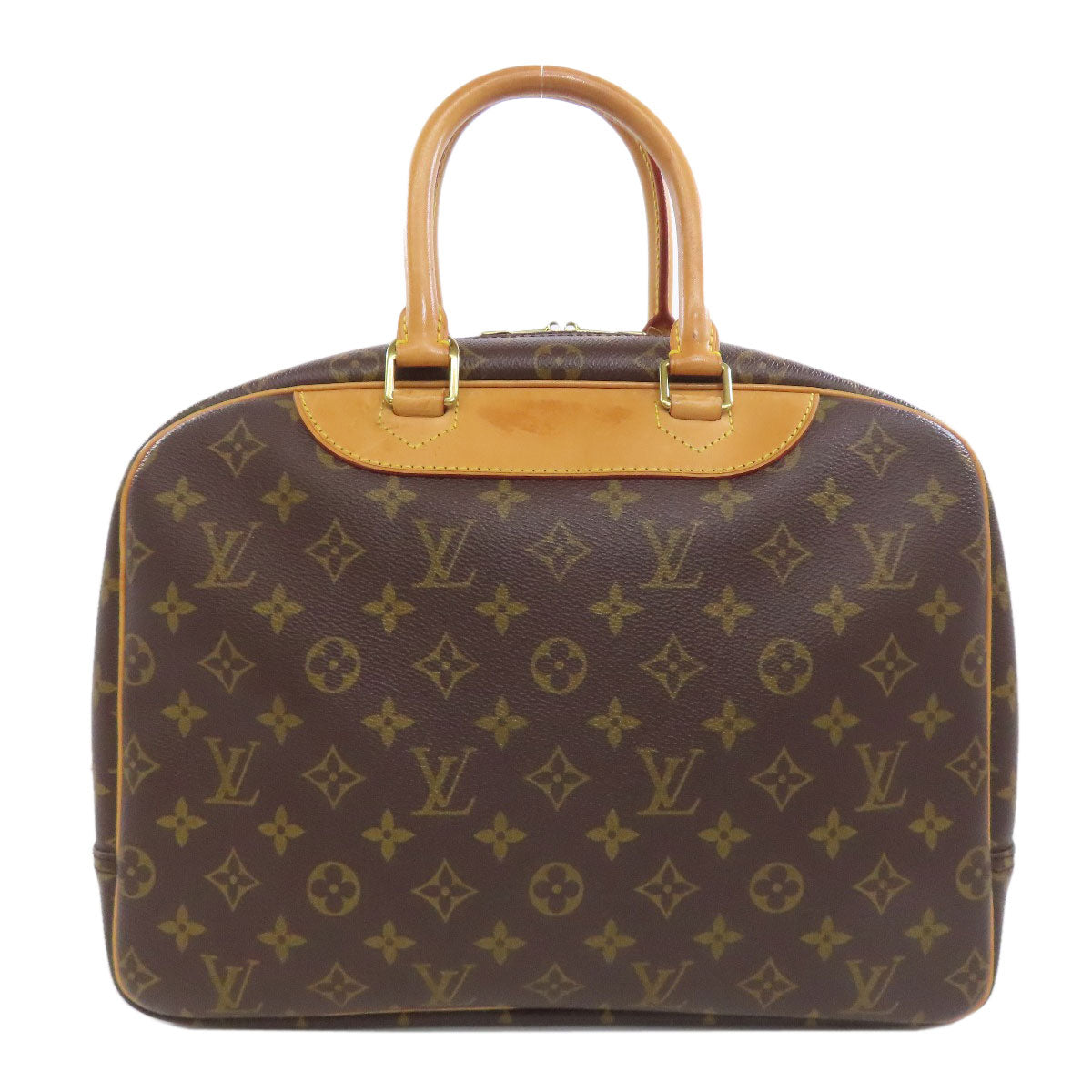 Louis Vuitton Boston Duffel Bag M47270 Monogram Canvas Brown Deauville