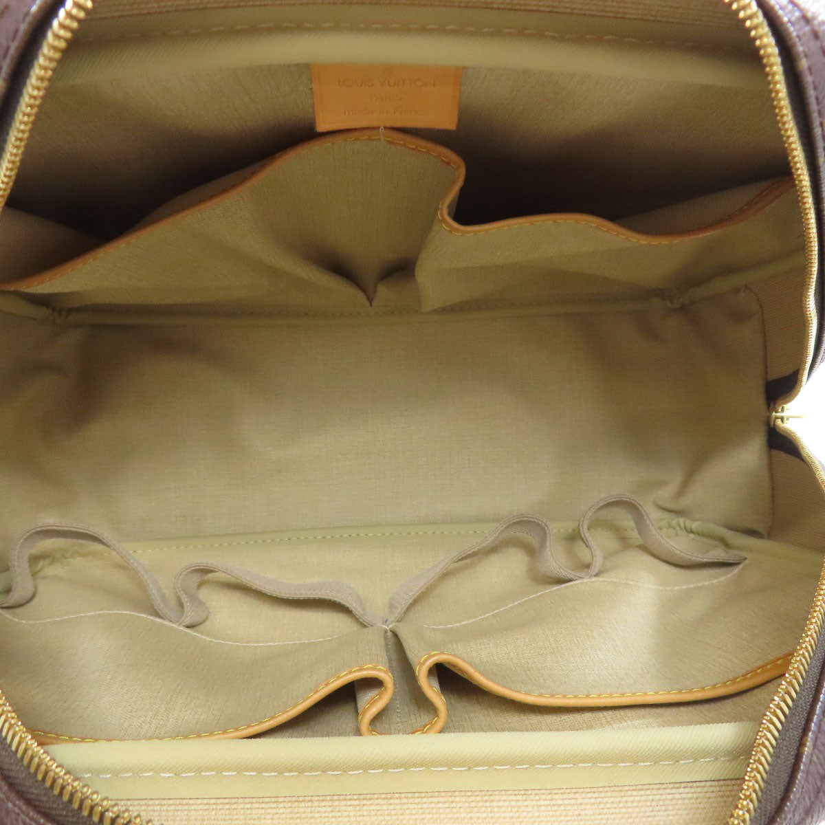 Louis Vuitton Boston Duffel Bag M47270 Monogram Canvas Brown Deauville