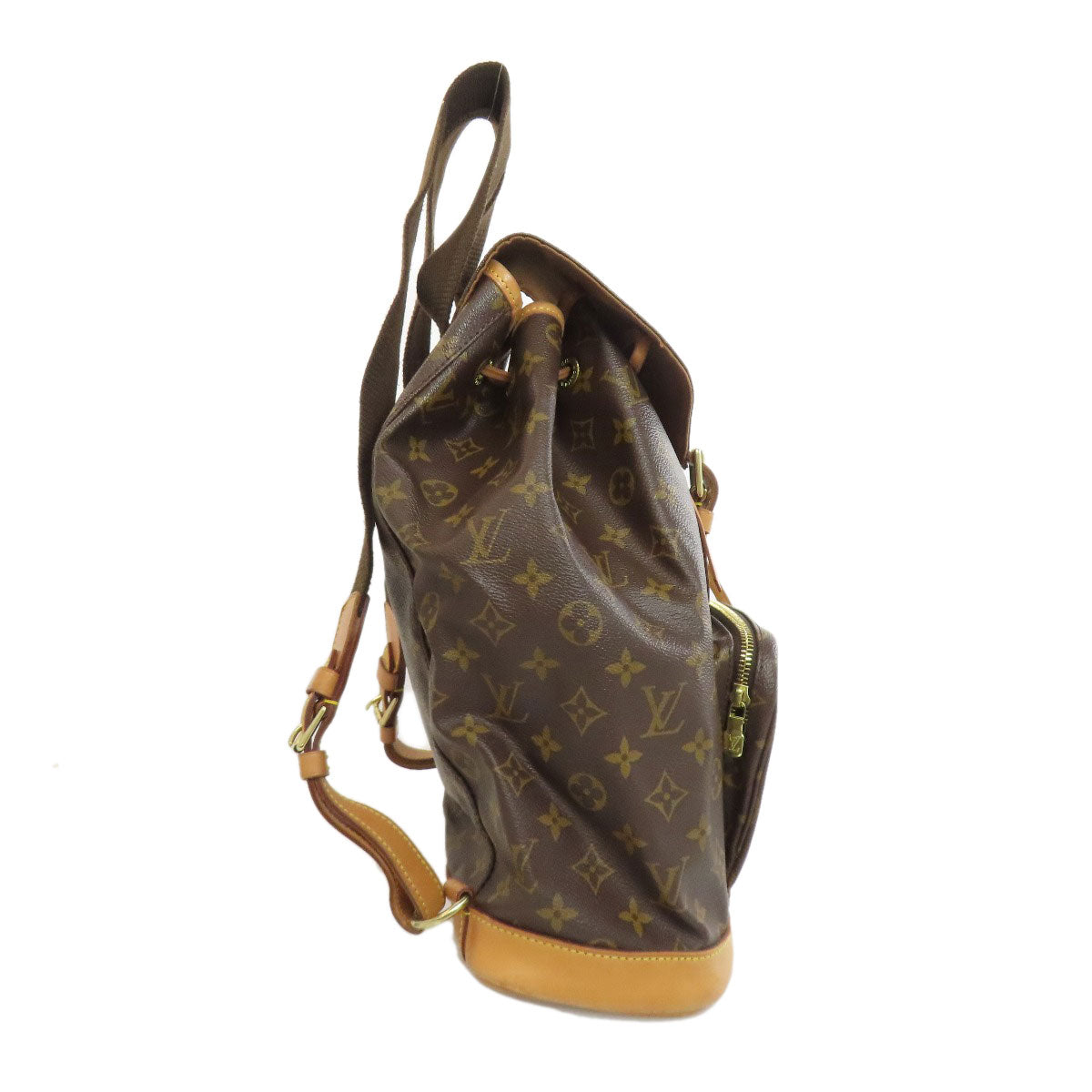 Louis Vuitton Backpack M51135 Monogram Canvas Brown Montsourisgm