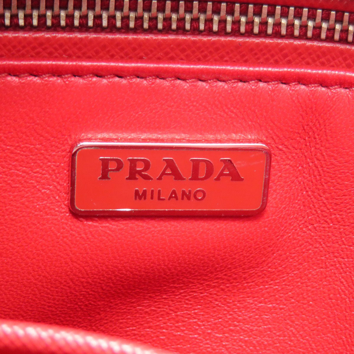 Prada Handbag Pvc Red Face Art