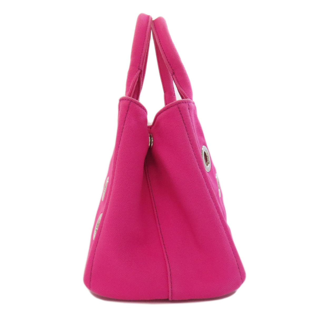 Prada Handbag 1Bg439 Canvas Pink Kanapamini Punching 2Way