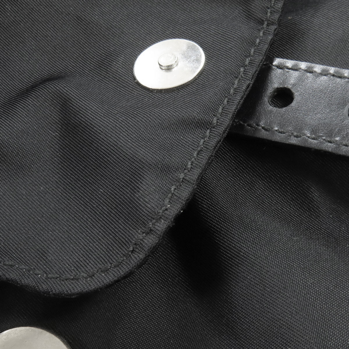 Prada Backpack Nylon Black Logometal