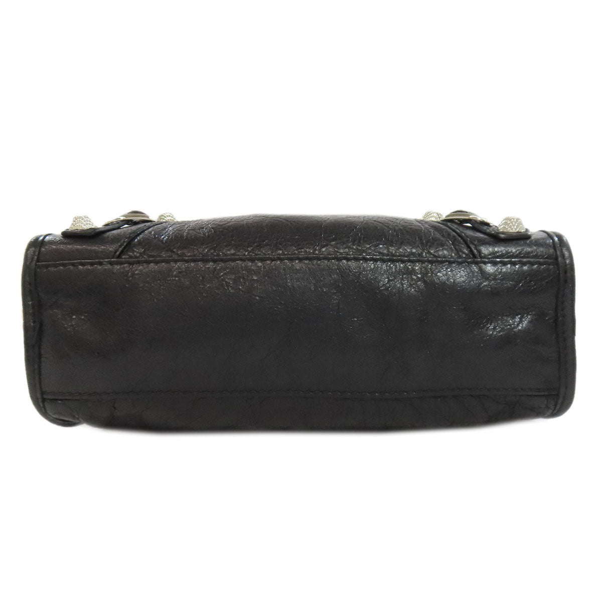 Balenciaga Handbag 519938 Calfskin Black Mini City 2Way